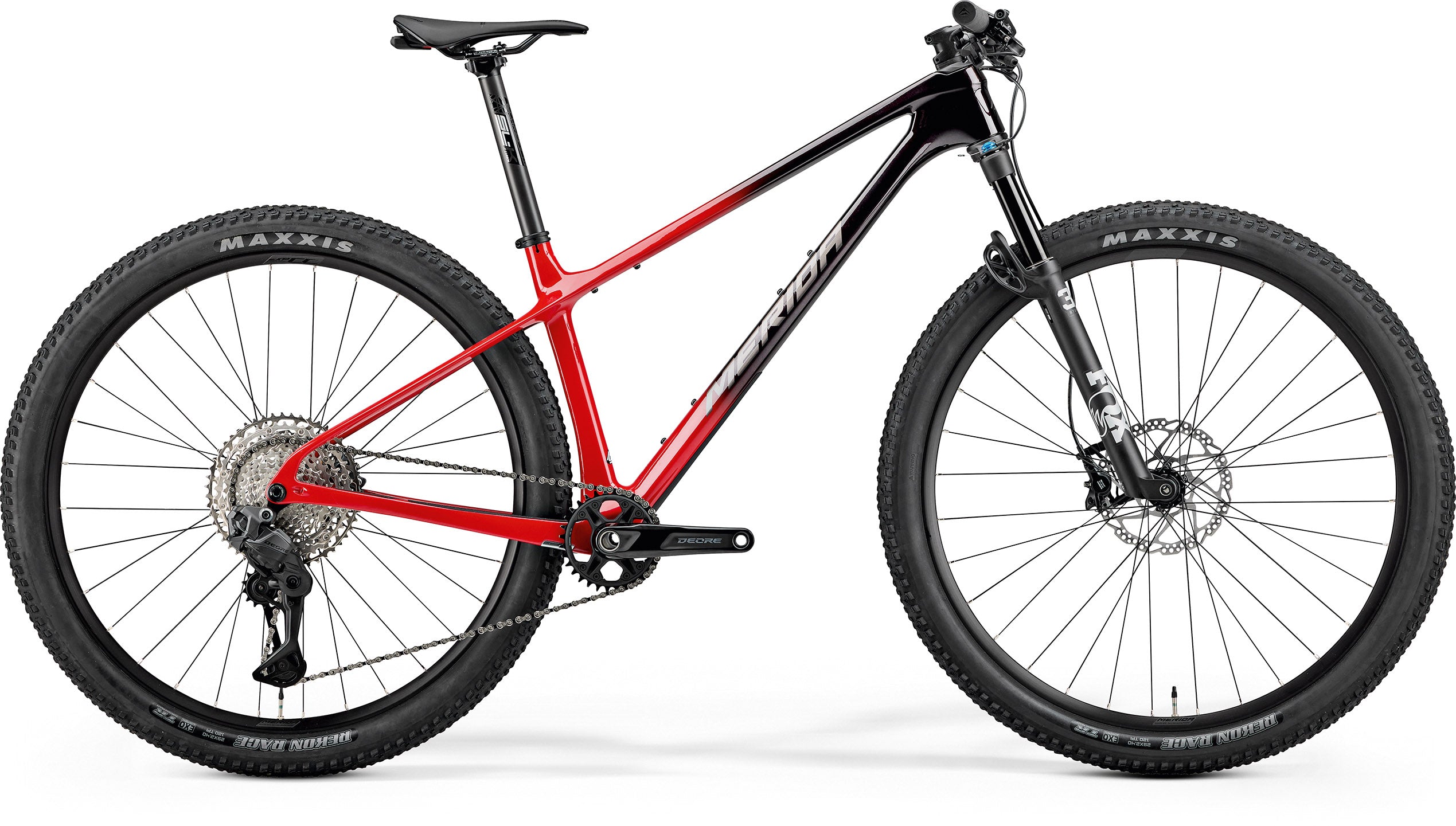 Merida Big Nine 7000 Black/Red  (Warm Slate Grey)