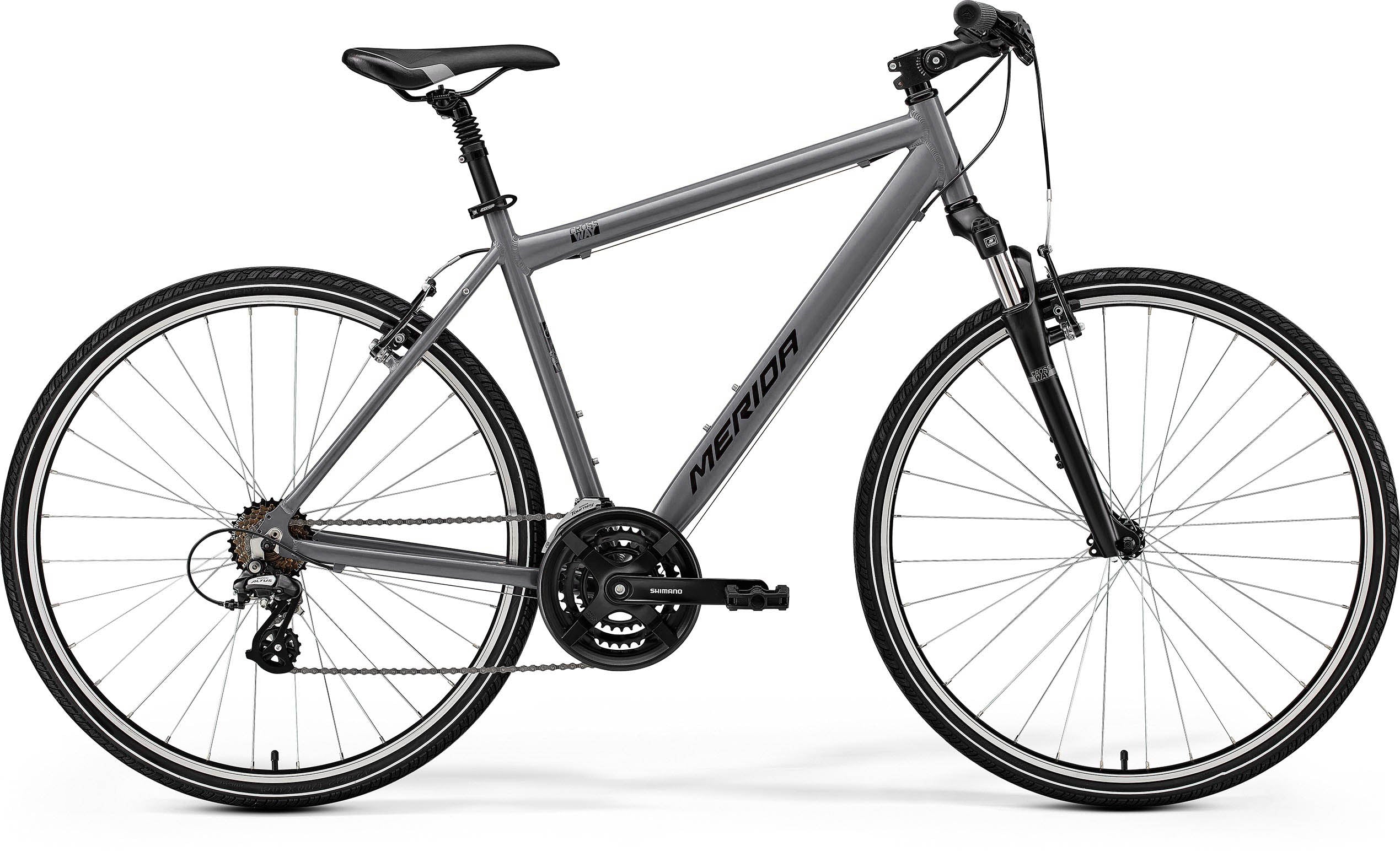 Merida Crossway 10-V Silk Warm Slate Grey (Black)