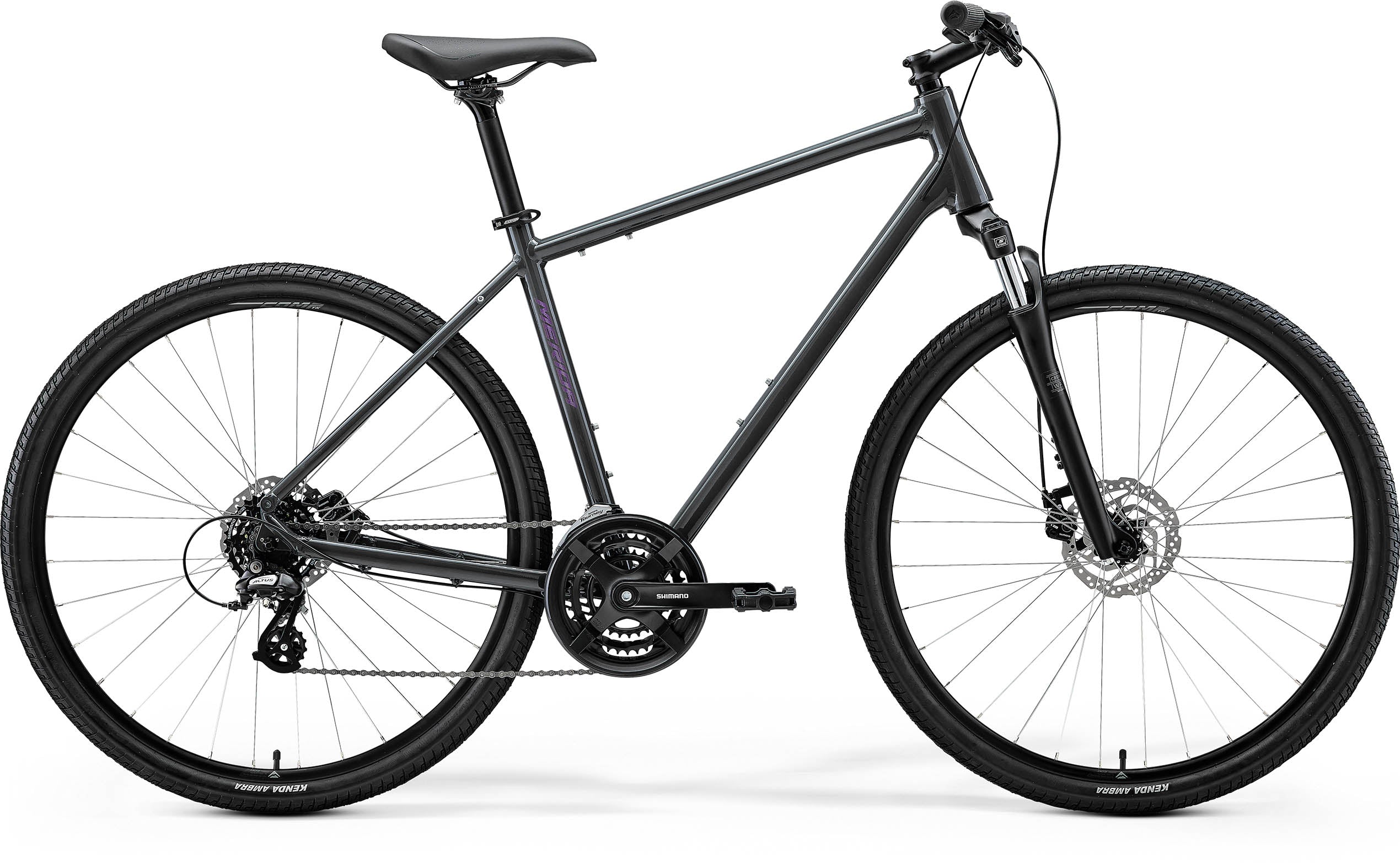 Merida Crossway 10 Glossy Cool Grey (Purple)