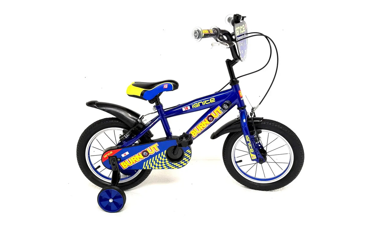 Ignite Burnout 14 inch BLUE bike at Scanlon Cycles