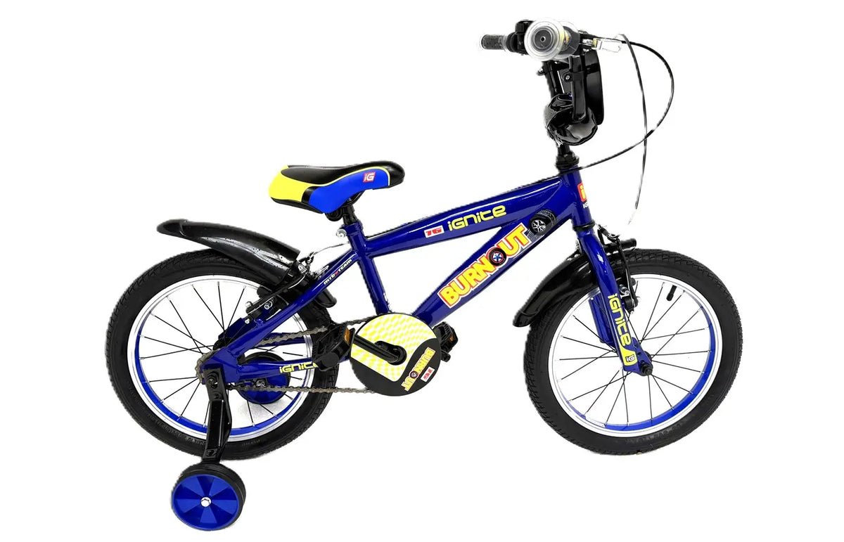 Ignite Burnout 16 inch BLUE bike at Scanlon Cycles