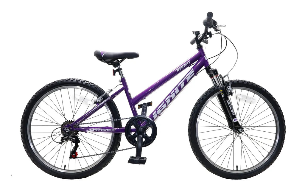 Ignite Destiny 24 inch Purple bike at Scanlon Cycles