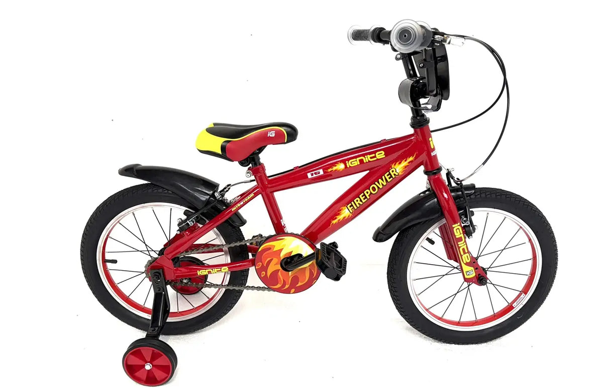 Ignite Firepower 16 inch RED bike at Scanlon Cycles