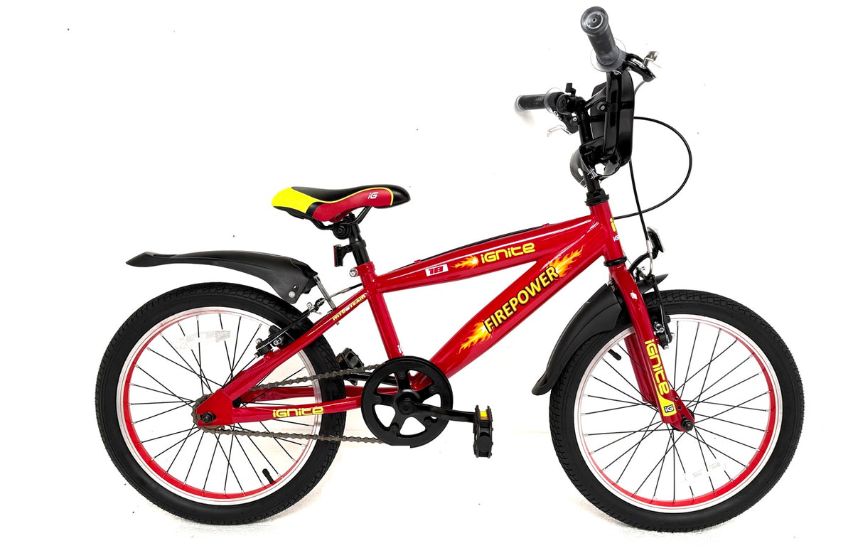 Ignite Firepower 18 inch RED bike at Scanlon Cycles