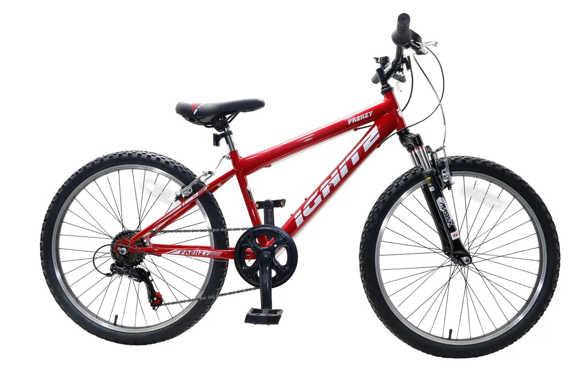 Ignite Frenzy 24 inch Red bike at Scanlon Cycles