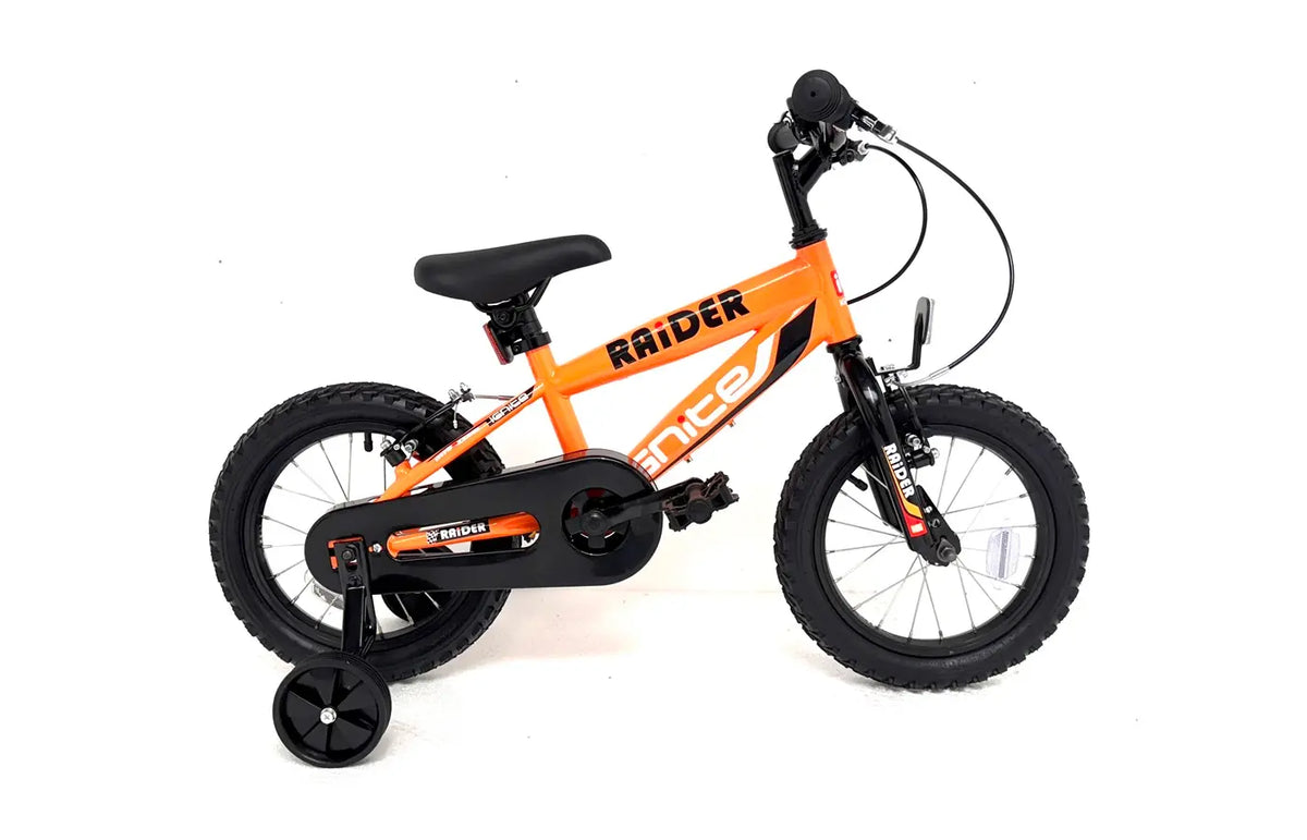 Ignite Raider 14 inch Orange bike at Scanlon Cycles