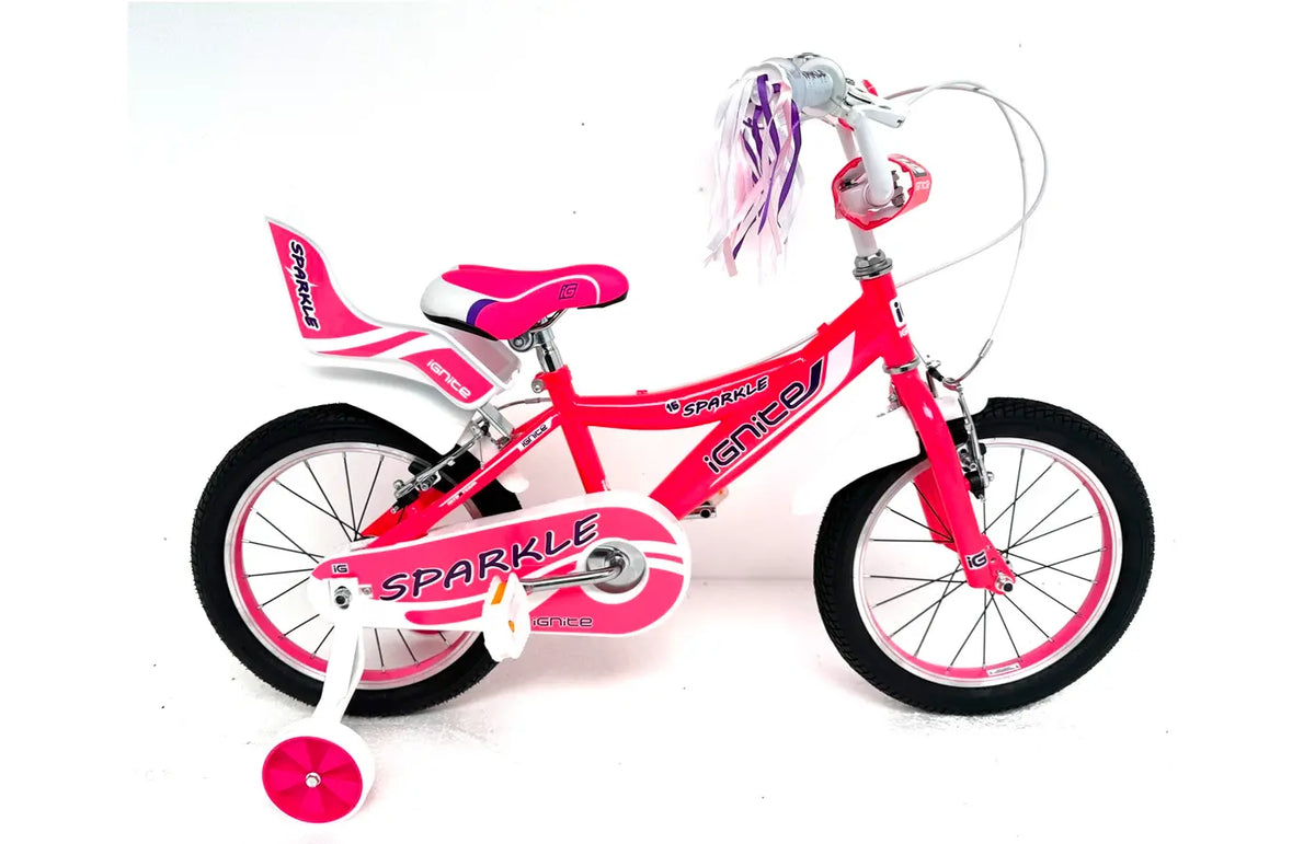 Ignite Sparkle 16 inch Pink bike at Scanlon Cycles