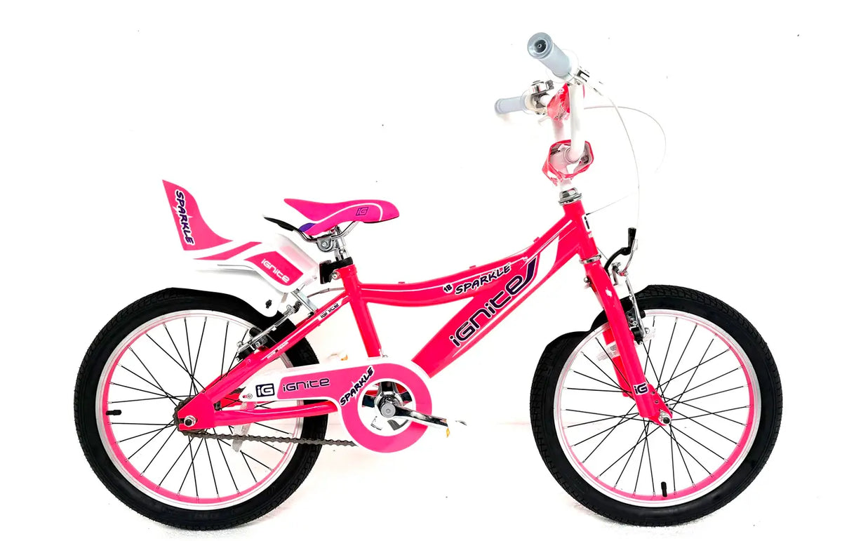 Ignite Sparkle 18 inch Pink bike at Scanlon Cycles