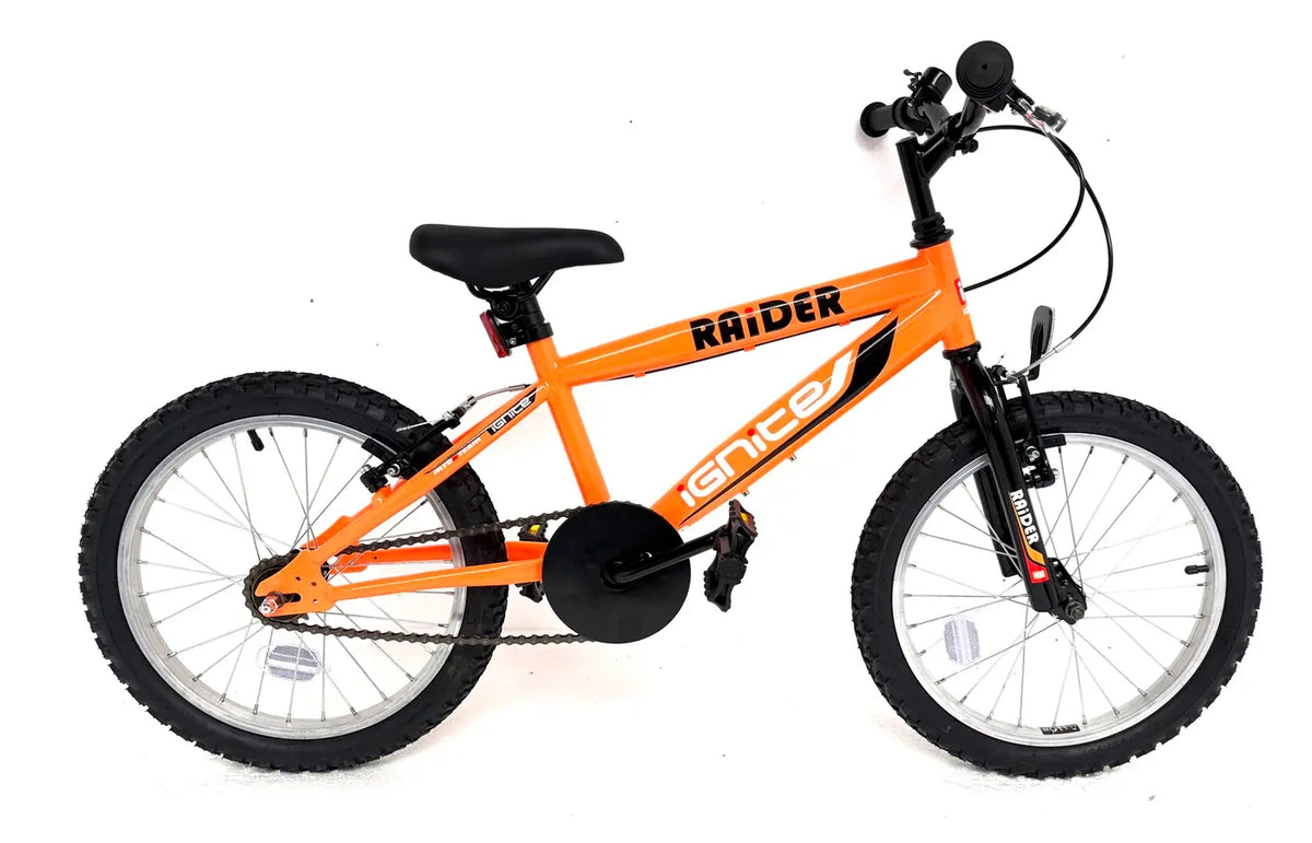 Ignite Raider 18 inch Orange bike at Scanlon Cycles