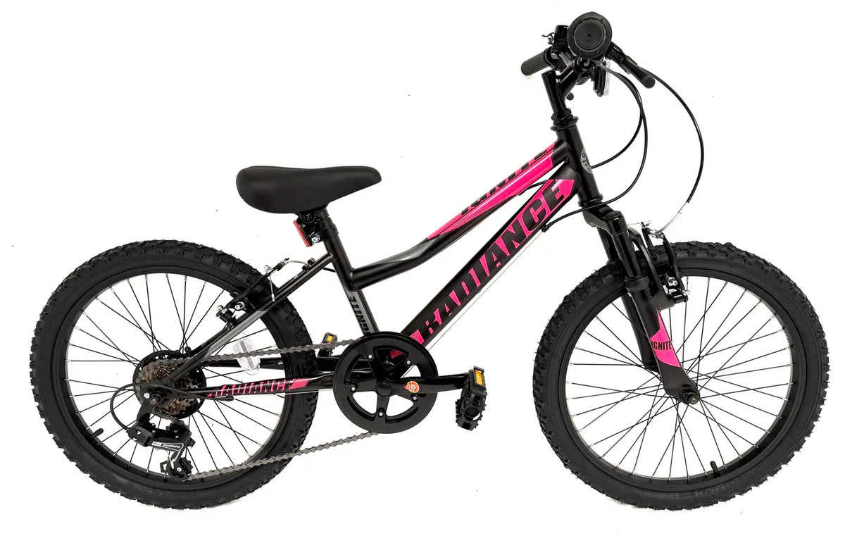 Ignite Radience 20 inch Black bike at Scanlon Cycles