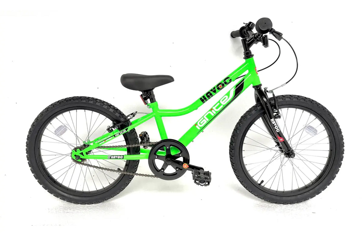 Ignite Havoc 20 inch Green bike at Scanlon Cycles