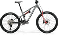 Merida One-Sixty FR 800 Silk Gunmetal Grey (Red/White)